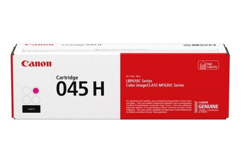 Canon CRG-045H 1244C002 kaseta z tonerem 1 szt. Oryginalny Purpurowy Canon CRG-045H 1244C002 kaseta z tonerem 1 szt. Oryginalny Purpurowy