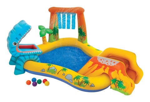 Dmuchany plac zabaw Dinozaur w pudełku 250x192x113cm 57444 INTEX Dmuchany plac zabaw Dinozaur w pudełku 250x192x113cm 57444 INTEX