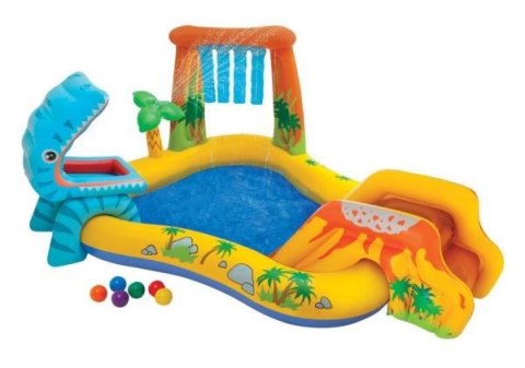Dmuchany plac zabaw Dinozaur w pudełku 250x192x113cm 57444 INTEX Dmuchany plac zabaw Dinozaur w pudełku 250x192x113cm 57444 INTEX