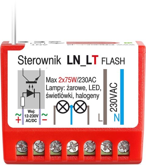 Sterownik/odbiornik Proxima LN_LT Flash (do czasowego oświetlenia) Sterownik/odbiornik Proxima LN_LT Flash (do czasowego oświetlenia)