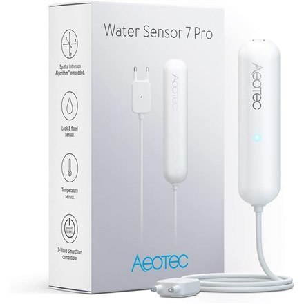 AEOTEC | Czujnik wody 7 Pro | Z-Wave Plus V2 | Zigbee | Biały AEOTEC | Czujnik wody 7 Pro | Z-Wave Plus V2 | Zigbee | Biały