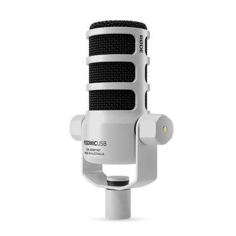 RODE PodMic USB White - dynamiczny mikrofon do podcastów RODE PodMic USB White - dynamiczny mikrofon do podcastów