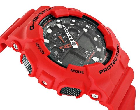 Zegarek Męski CASIO G-SHOCK GA-100B-4AER 20 Bar Do nurkowania Zegarek Męski CASIO G-SHOCK GA-100B-4AER 20 Bar Do nurkowania