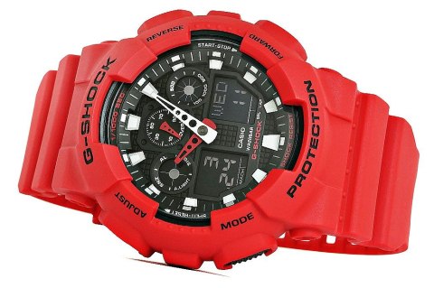 Zegarek Męski CASIO G-SHOCK GA-100B-4AER 20 Bar Do nurkowania Zegarek Męski CASIO G-SHOCK GA-100B-4AER 20 Bar Do nurkowania