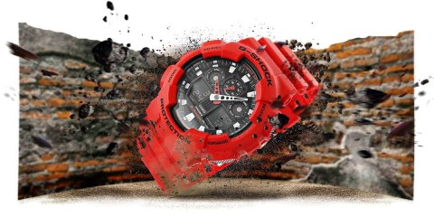 Zegarek Męski CASIO G-SHOCK GA-100B-4AER 20 Bar Do nurkowania Zegarek Męski CASIO G-SHOCK GA-100B-4AER 20 Bar Do nurkowania