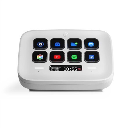 Kontroler zewnętrzny Elgato Stream Deck Neo, biały, 8 konfigurowalnych klawiszy Kontroler zewnętrzny Elgato Stream Deck Neo, biały, 8 konfigurowalnych klawiszy