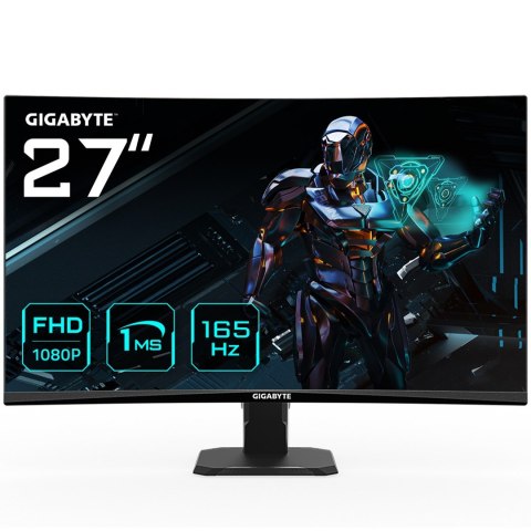 Gigabyte GS27F monitor komputerowy 68,6 cm (27") 1920 x 1080 px Full HD LCD Czarny Gigabyte GS27F monitor komputerowy 68,6 cm (27") 1920 x 1080 px Full HD LCD Czarny