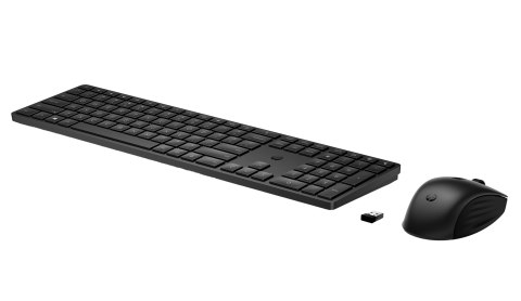Zestaw klawiatura + mysz HP 650 Wireless Keyboard and Mouse Combo bezprzewodowe czarne 4R013AA Zestaw klawiatura + mysz HP 650 Wireless Keyboard and Mouse Combo bezprzewodowe czarne 4R013AA