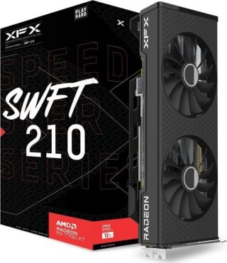 Karta graficzna XFX Speedster SWFT 210 Radeon RX 7700 XT Core 12 GB GDDR6 (RX-77TSWFTFP)