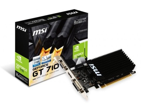 Karta graficzna MSI GeForce GT 710 Low Profile 2GB DDR3 (GT 710 2GD3H LP) Karta graficzna MSI GeForce GT 710 Low Profile 2GB DDR3 (GT 710 2GD3H LP)