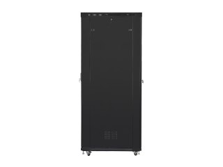 LANBERG SZAFAS TOJĄCA RACK 19" 47U 800X1200 DRZWI SZKLANE LCD CZARNA FF01-8247-12BL