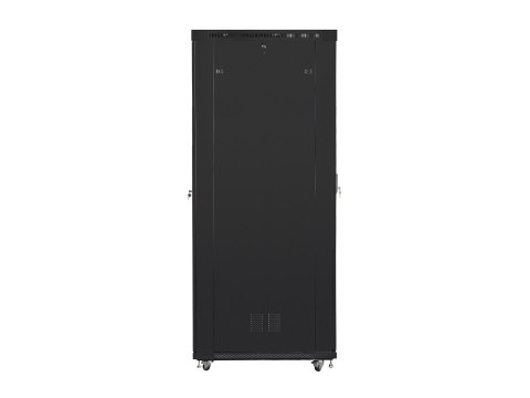 LANBERG SZAFAS TOJĄCA RACK 19" 47U 800X1200 DRZWI SZKLANE LCD CZARNA FF01-8247-12BL