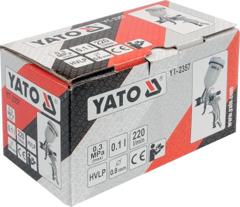 Pistolet Lakierniczy 1/4" 0,1l YATO Pistolet Lakierniczy 1/4" 0,1l YATO