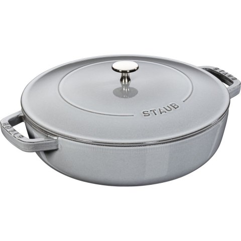 Głęboka patelnia do duszenia z pokrywką STAUB 40511-470-0 - grafitowa 28 cm Głęboka patelnia do duszenia z pokrywką STAUB 40511-470-0 - grafitowa 28 cm