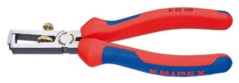 Knipex 11 02 160 narzędzie do zdejmowania izolacji Niebieski, Czerwony Knipex 11 02 160 narzędzie do zdejmowania izolacji Niebieski, Czerwony