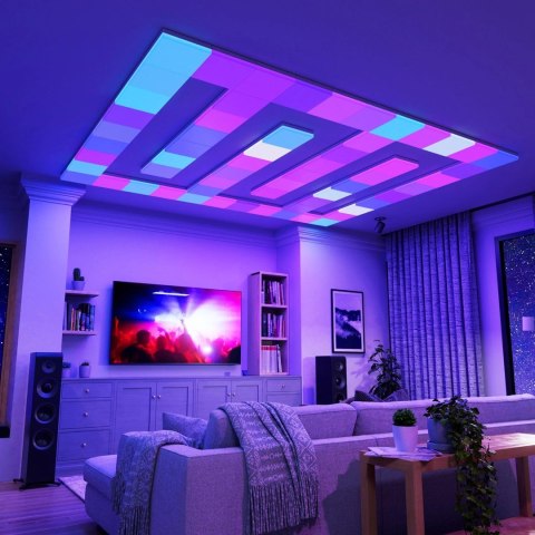 Nanoliść | Zestaw startowy Sky Light (3 panele) | 6 mln+ kolorów z dynamicznymi scenami Nanoliść | Zestaw startowy Sky Light (3 panele) | 6 mln+ kolorów z dynamicznymi scenami