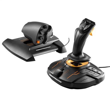Thrustmaster T-16000M FCS Hotas Czarny, Pomarańczowy USB Joystick Analogowa/Cyfrowa MAC, PC Thrustmaster T-16000M FCS Hotas Czarny, Pomarańczowy USB Joystick Analogowa/Cyfrowa MAC, PC