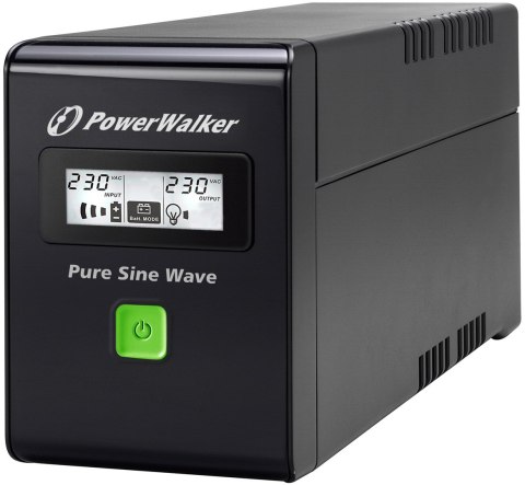 PowerWalker VI 600 SW FR Technologia line-interactive 0,6 kVA 360 W 2 x gniazdo sieciowe PowerWalker VI 600 SW FR Technologia line-interactive 0,6 kVA 360 W 2 x gniazdo sieciowe