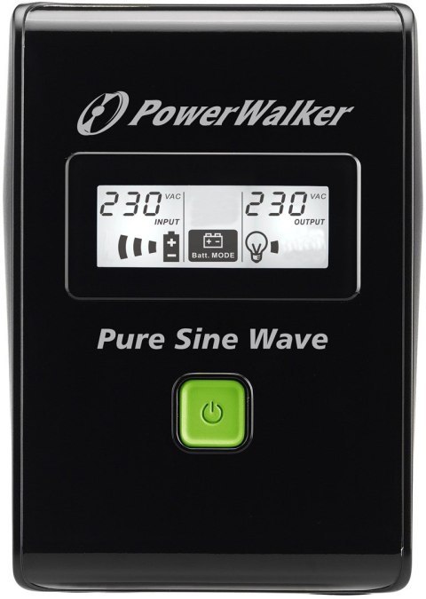 PowerWalker VI 600 SW FR Technologia line-interactive 0,6 kVA 360 W 2 x gniazdo sieciowe PowerWalker VI 600 SW FR Technologia line-interactive 0,6 kVA 360 W 2 x gniazdo sieciowe