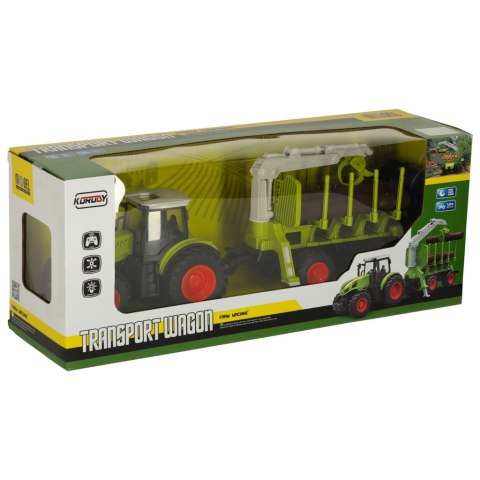 Traktor RC ciągnik rolniczy z podnośnikiem 2,4G 3,7V 500mAh Traktor RC ciągnik rolniczy z podnośnikiem 2,4G 3,7V 500mAh