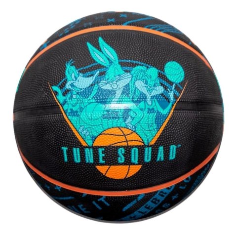 Piłka do koszykówki Spalding Space Jam Tune Squad Roster czarno-niebieska rozm. 7 84540Z Piłka do koszykówki Spalding Space Jam Tune Squad Roster czarno-niebieska rozm. 7 84540Z