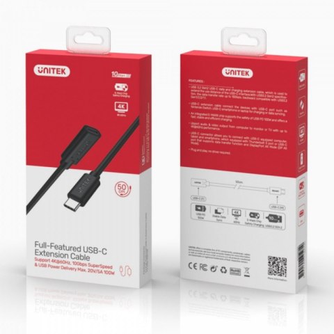Kabel USB UNITEK USB typ C 1 Kabel USB UNITEK USB typ C 1