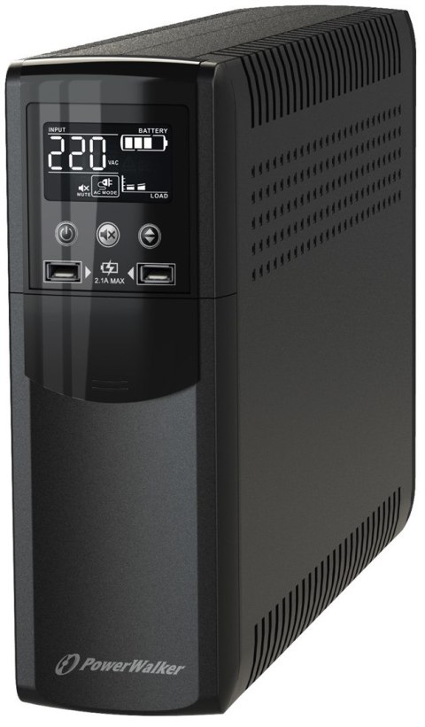 PowerWalker VI 1200 CSW FR Technologia line-interactive 1,2 kVA 720 W 4 x gniazdo sieciowe PowerWalker VI 1200 CSW FR Technologia line-interactive 1,2 kVA 720 W 4 x gniazdo sieciowe