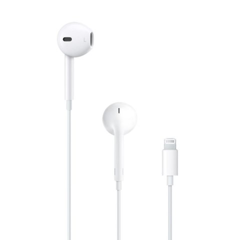 Słuchawki douszne Douszne APPLE MWTY3ZM/A (Lightning wtyk/Biały) Słuchawki douszne Douszne APPLE MWTY3ZM/A (Lightning wtyk/Biały)