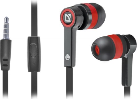 Słuchawki z mikrofonem Douszne Na przewodzie DEFENDER Pulse 420 Czarno-czerwony (1.2m /3.5 mm (4-pin) wtyk/Czarno-czerwony) Słuchawki z mikrofonem Douszne Na przewodzie DEFENDER Pulse 420 Czarno-czerwony (1.2m /3.5 mm (4-pin) wtyk/Czarno-czerwony)