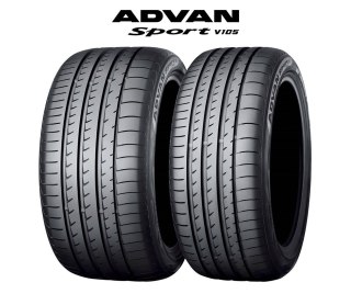 Opona osobowa YOKOHAMA Advan Sport V105, Letnia, ZPS, RPB, etykiety: opory toczenia - D, przyczepność na mokrej nawierzchni - B,