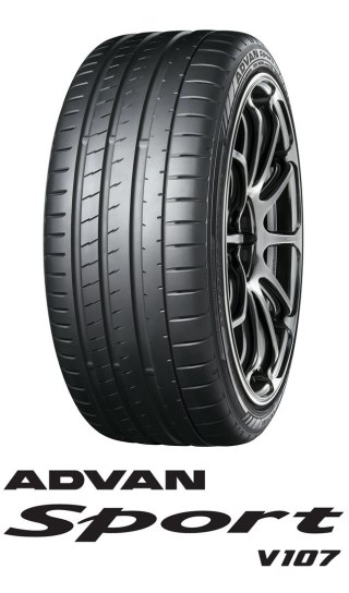 R7574, Advan Sport V107, YOKOHAMA, Letnia, Opona osobowa, RPB, XL, etykiety: opory toczenia - D, przyczepność na mokrej nawierzc
