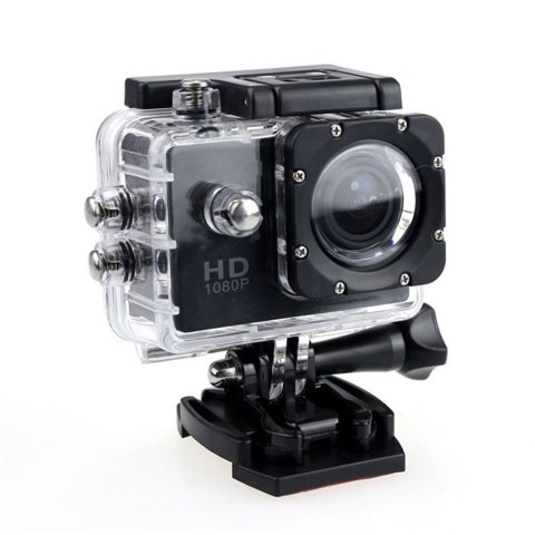 Extralink Kamera Action Camera A10 Czarna 1080P 30fps, IP68, wyświetlacz 2.0" Extralink Kamera Action Camera A10 Czarna 1080P 30fps, IP68, wyświetlacz 2.0"