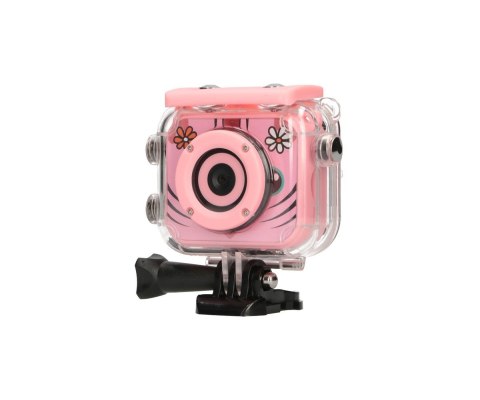 Extralink Kamera Kids Camera H18 Różowa 1080P 30fps, IP68, wyświetlacz 2.0" Extralink Kamera Kids Camera H18 Różowa 1080P 30fps, IP68, wyświetlacz 2.0"