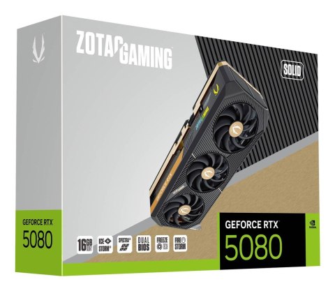 Karta graficzna ZOTAC GAMING GeForce RTX 5080 SOLID 16GB