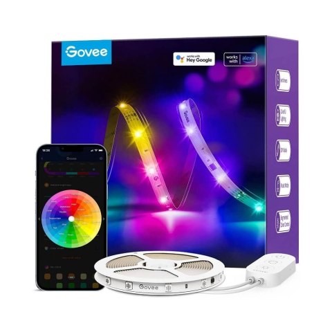 GOVEE H618C TAŚMA LED 10M BASIC, WI-FI, BLUETOOTH, RGBIC GOVEE H618C TAŚMA LED 10M BASIC, WI-FI, BLUETOOTH, RGBIC