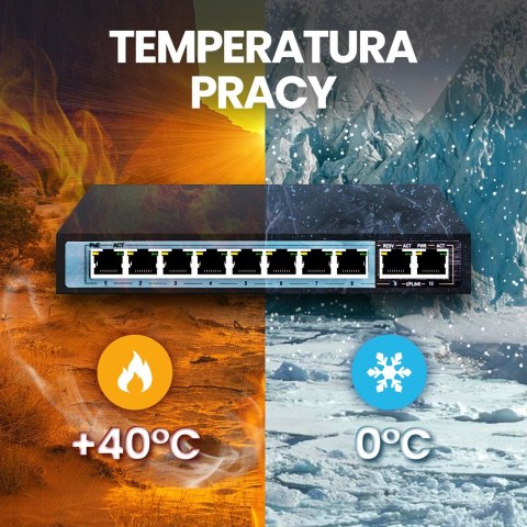 EXTRALINK CERES 8 PORTOWY SWITCH POE 48V 10/100MB 802.3AF 15,4W NA PORT EXTRALINK CERES 8 PORTOWY SWITCH POE 48V 10/100MB 802.3AF 15,4W NA PORT
