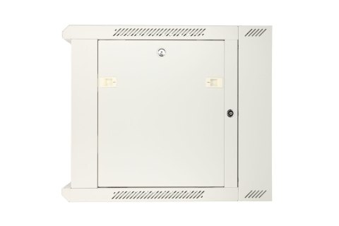 Extralink Szafa rack 9U 600x600 AZH Szara montowana na ścianie, dwusekcyjna