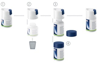 Środek do czyszczenia opakowanie uzupełniające Jura Click&Clean 90g