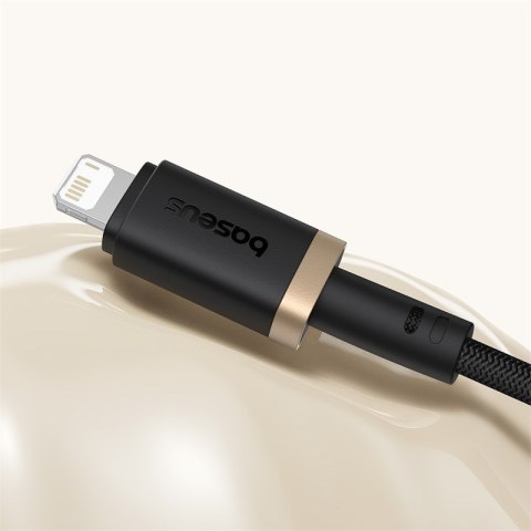 Kabel Baseus Dura 2.4A 1m (czarno-złoty)
