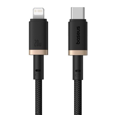 Kabel Baseus Dura Typ C 20W 2m (czarno-złoty)