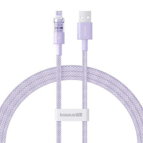 Kabel Baseus Gem 2.4A 1m (fioletowy)
