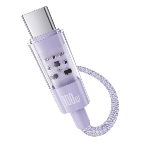 Kabel Baseus Gem USB-USB C 100W 2m (fioletowy) Kabel Baseus Gem USB-USB C 100W 2m (fioletowy)