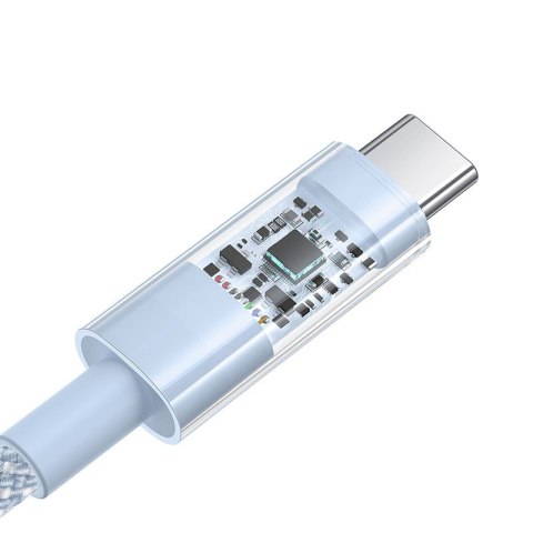 Kabel Baseus Gem USB-USB C 100W 2m (niebieski) Kabel Baseus Gem USB-USB C 100W 2m (niebieski)