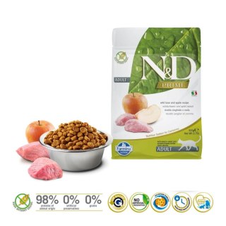 FARMINA N&D PRIME CAT BOAR&APPLE ADULT 300g