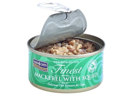 Fish4Cats Finest Makrela z Kałamarnicami 70g