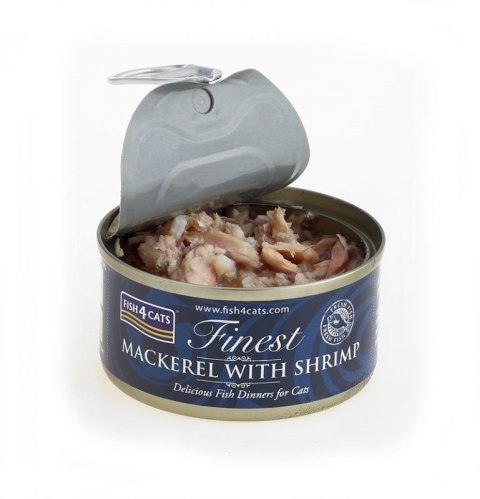 Fish4Cats Finest Makrela z Krewetkami 70g Fish4Cats Finest Makrela z Krewetkami 70g