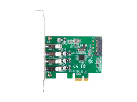 LANBERG KARTA PCI-E X1 -> 4X USB-A 3.1 GEN1 ŚLEDŹ LOW PROFILE PCE-US3-004 LANBERG KARTA PCI-E X1 -> 4X USB-A 3.1 GEN1 ŚLEDŹ LOW PROFILE PCE-US3-004