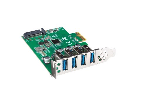 LANBERG KARTA PCI-E X1 -> 4X USB-A 3.1 GEN1 ŚLEDŹ LOW PROFILE PCE-US3-004 LANBERG KARTA PCI-E X1 -> 4X USB-A 3.1 GEN1 ŚLEDŹ LOW PROFILE PCE-US3-004