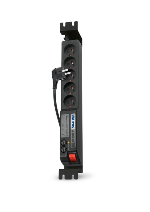 Listwa przeciwprzepięciowa Acar 504WF EMI/RFI (3m ; czarny z blachą) Listwa przeciwprzepięciowa Acar 504WF EMI/RFI (3m ; czarny z blachą)