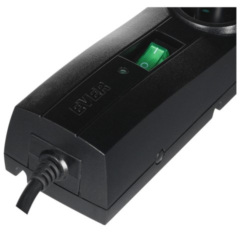 Listwa przeciwprzepięciowa Ever Classic T/LZ09-CLA030/0000 (5 x UTE; 10 A; 3m; kolor czarny)